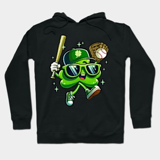 Funny Shamrock Baseball St. Patrick's day Hoodie